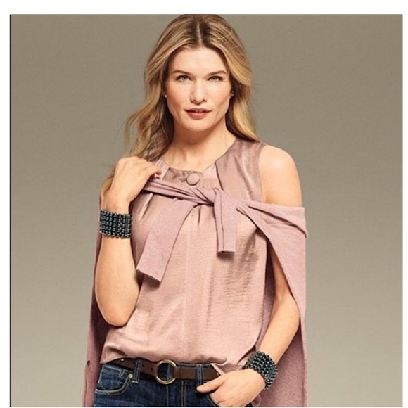 CAbi Tops - CAbi Button Up Sleeveless Blouse